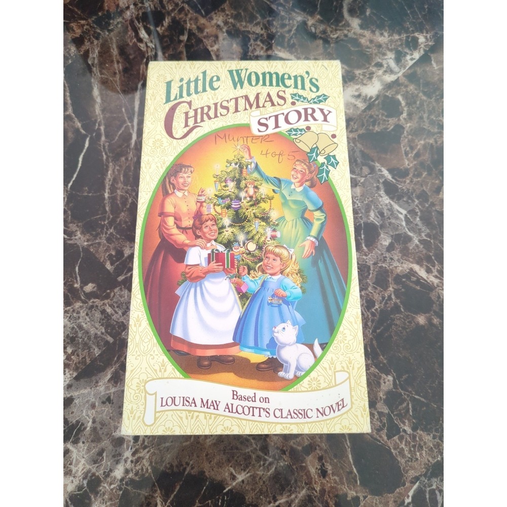 Vintage 1992 Little Women's Christmas Story VHS Video‎ Treasures Animated NTSC